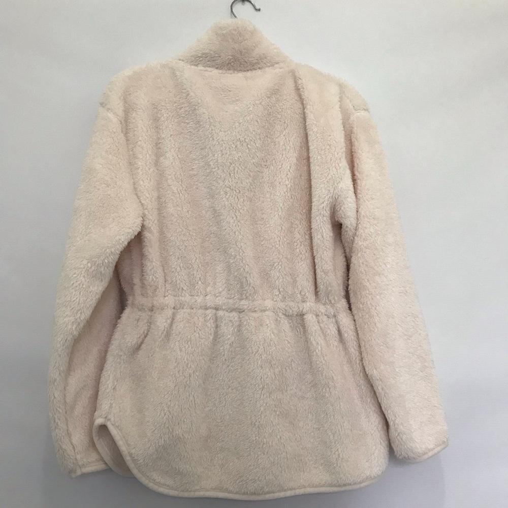 NWT Softies Dreamplush Zip Jacket In Almond Size M - Picture 5 of 8